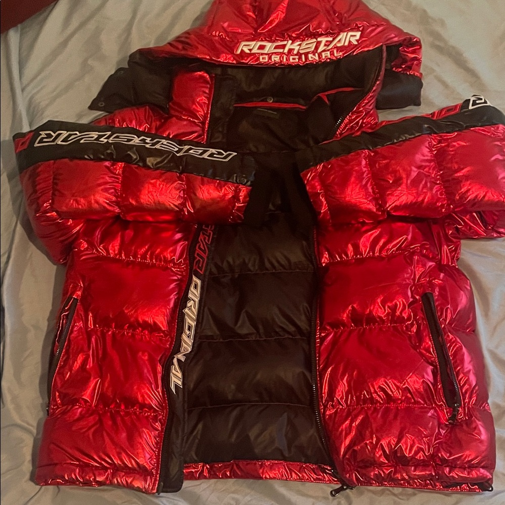 Rockbear Men's Red Puffer Jacket